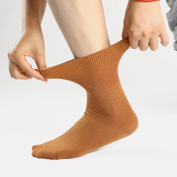 Hualijia Essential Oil Socks-Loose Mouth Moisturizing Socks-Regular